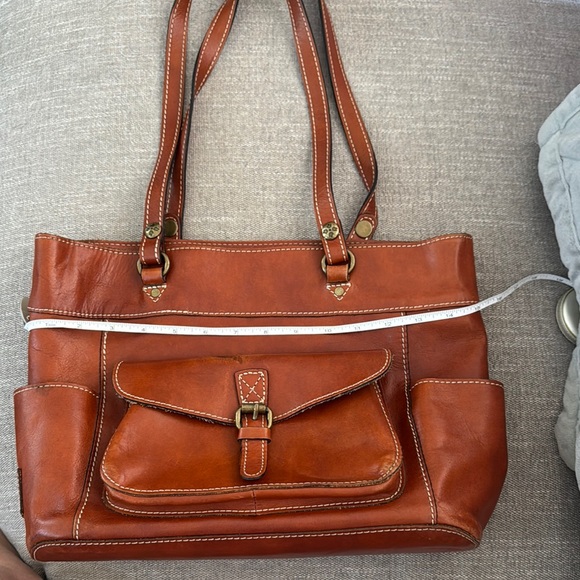 Patricia Nash | Bags | Patricia Nash Brown Leather Tote With Structured ...